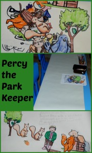 Percy the Park Keeper, get the kids to write their own version