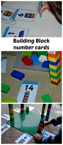 Twinkl building block number cards